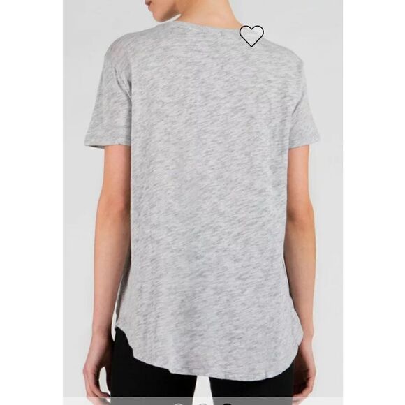 ATM Slub Jersey Boyfriend Crew Neck Tee in Heather Grey Size M/L - Picture 4 of 12